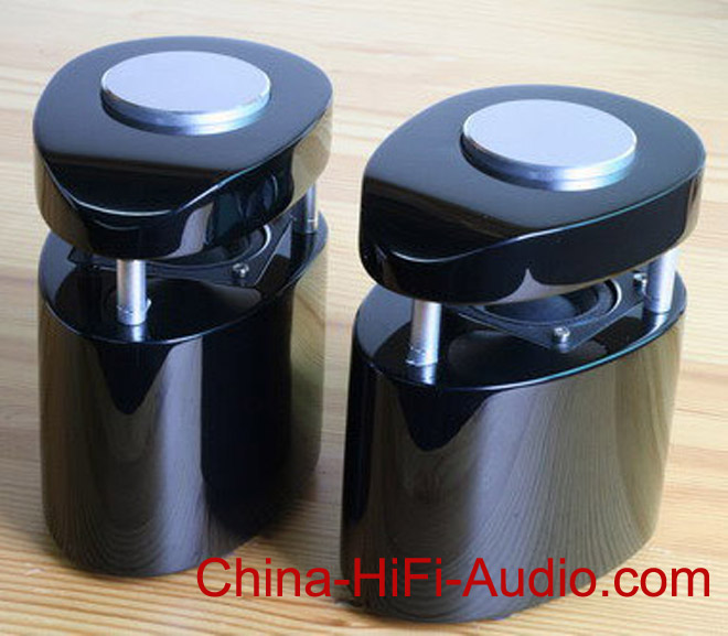 Qinpu Q-6 tabletop speaker piano lacquer chpo pair 2013 NEW - Click Image to Close